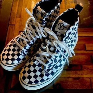 Vans Classic Checkered High-Top Sneakers